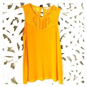 Mustard Sleeveless Top